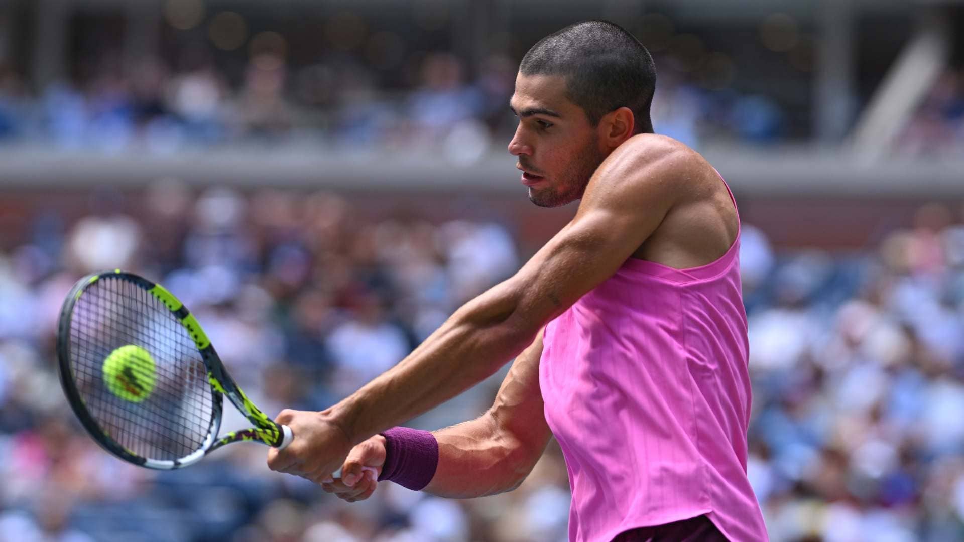 Carlos Alcaraz is chasing his sixth major trophy. 