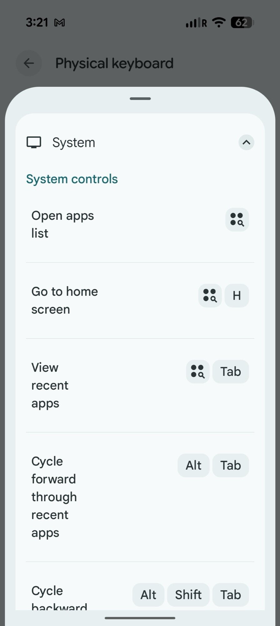 android screenshot physical keyboard shortcuts 1
