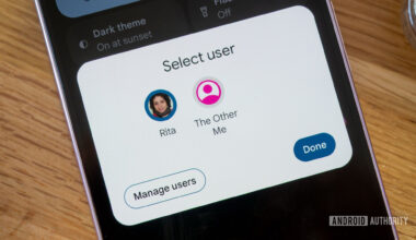 android select user pop up from lockscreen