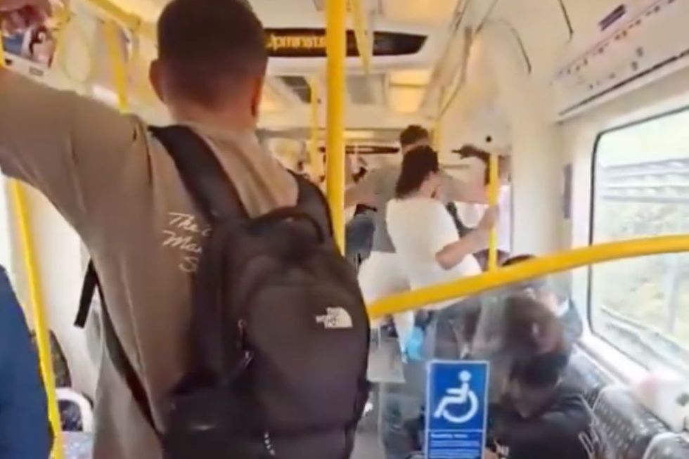 Another screengrab from the incident