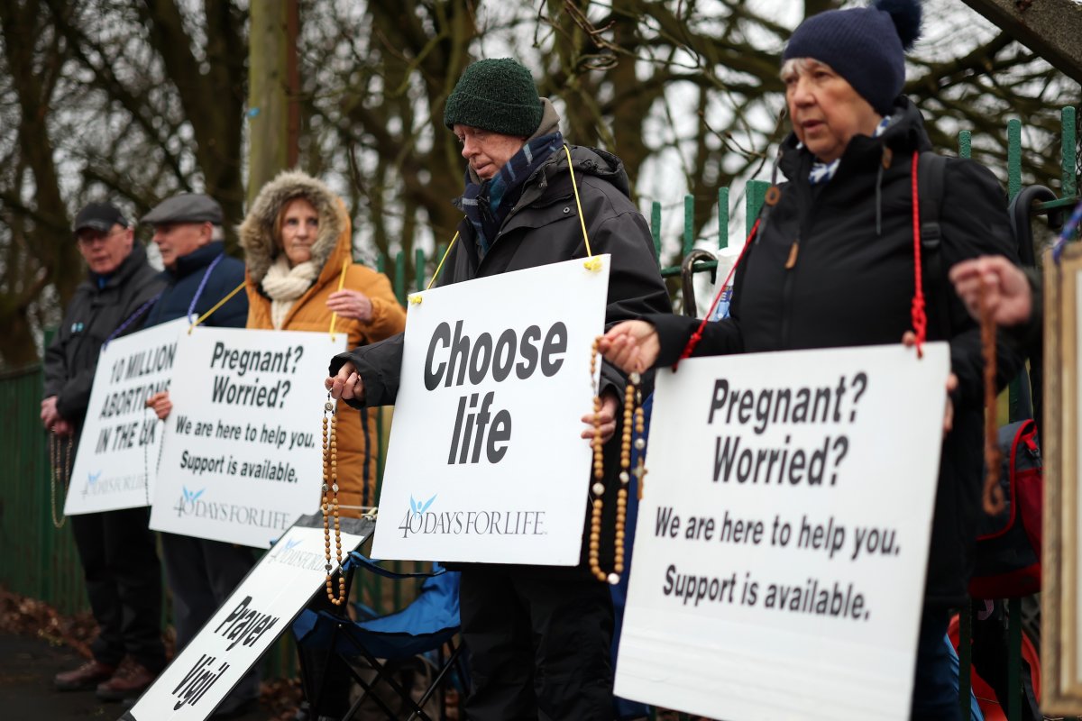 anti-abortion protest Glasgow