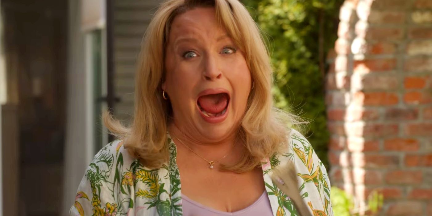 April Telek as Brenda Campbell screaming at the barbecue in Final Destination Bloodlines