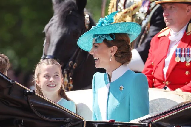 Getty Images Kate Middleton and Princess Charlotte at Trooping the Color in 2025.