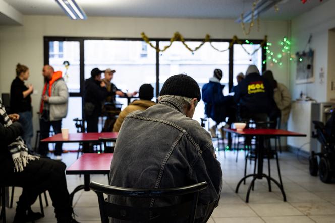 Le Prado shelter and social reintegration center, Nevers, December 22, 2023.