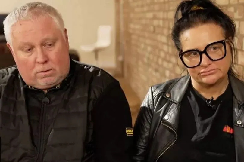 Harvey Willgoose's mum Caroline and dad Mark (Credit: BBC) -Credit:BBC