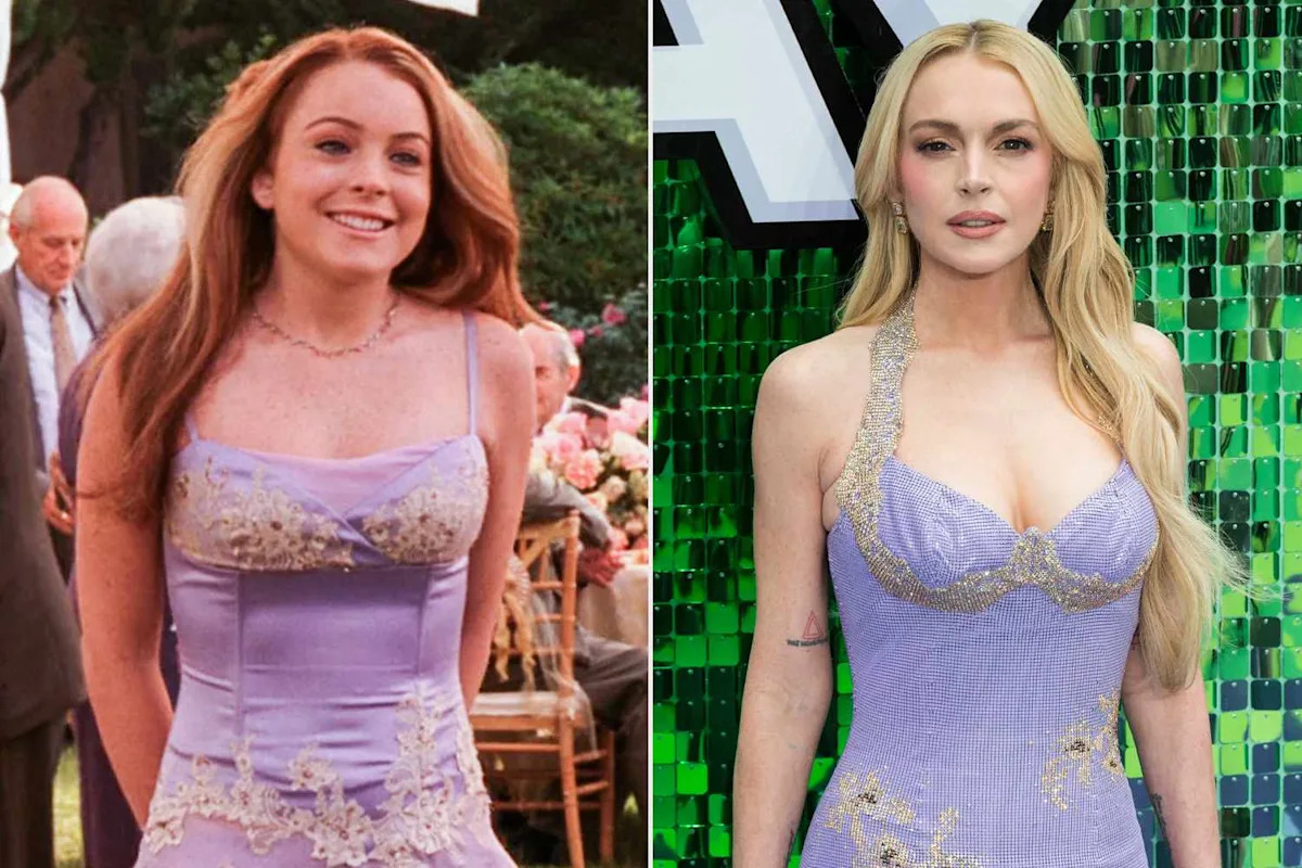 Lindsay Lohan Pays Homage to This OG “Freaky Friday ”Look at London Premiere