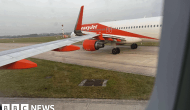 EasyJet planes clip wings in Manchester Airport collision