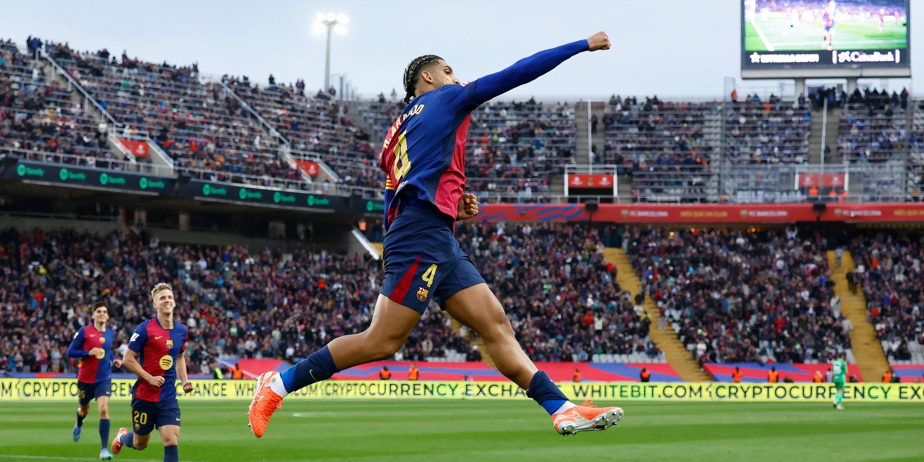 Barcelona defender Ronald Araujo