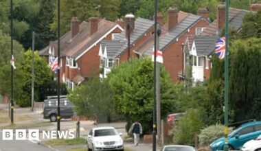Council takes down England and union flags hung by Birmingham locals