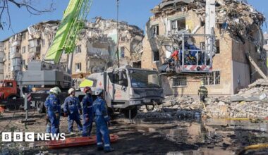 Ukraine war live updates: UK tells Russia to stop 'senseless killing' after strikes on Kyiv leave 19 dead