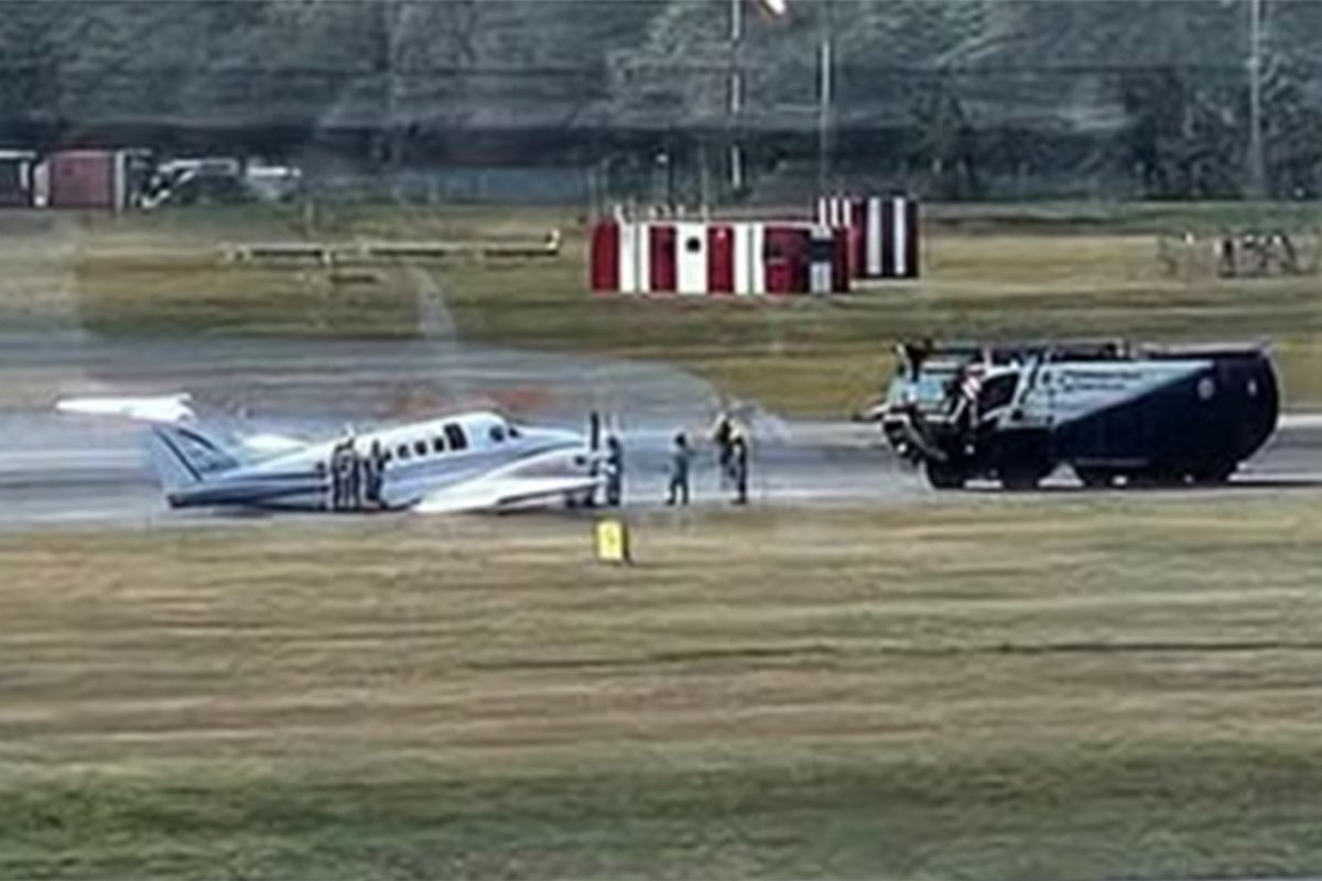 Birmingham Airport latest: Runway shut and flights halted after plane’s emergency landing