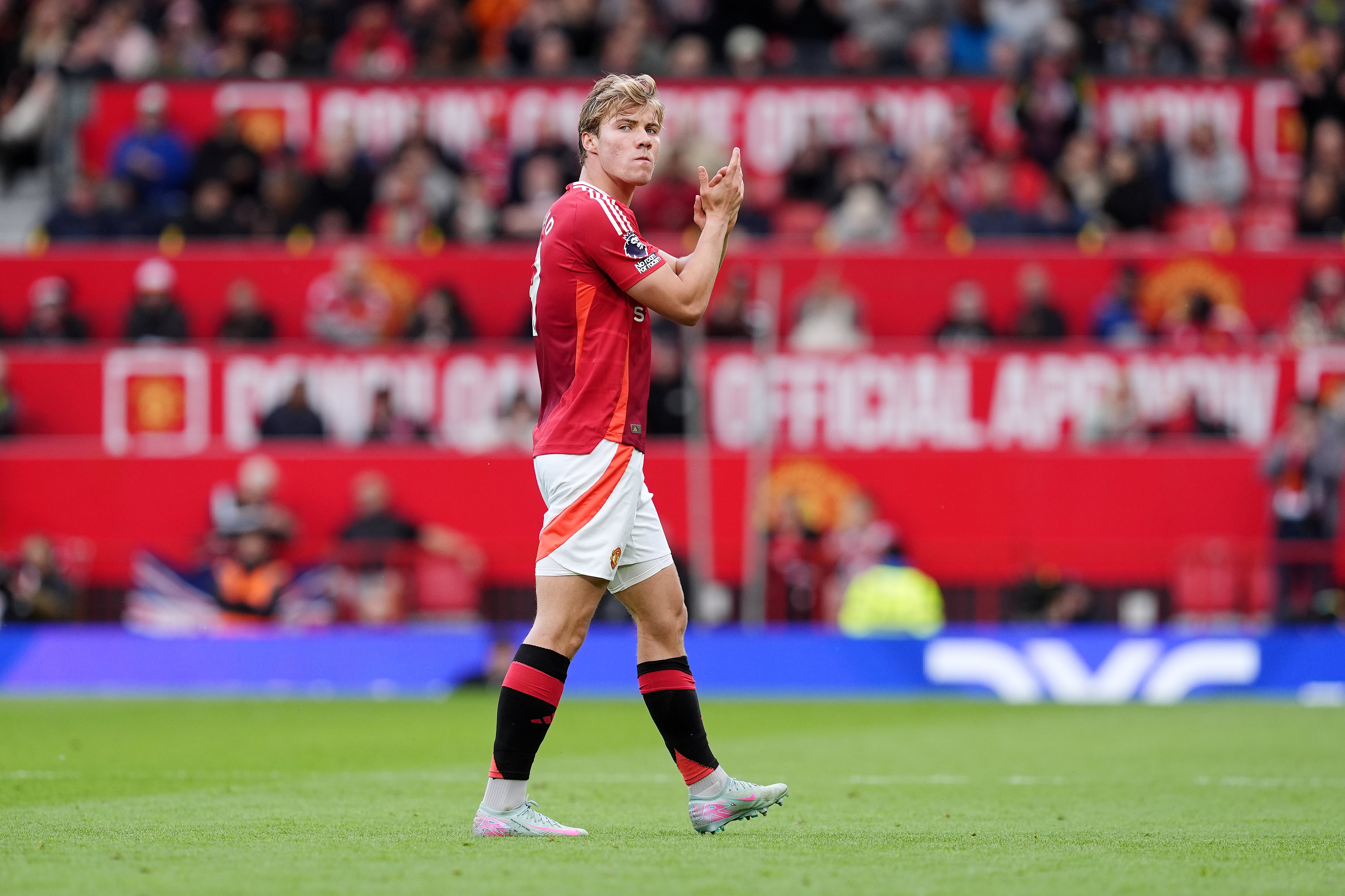 Hojlund’s future is in more doubt following Sesko’s arrival (Martin Rickett/PA)