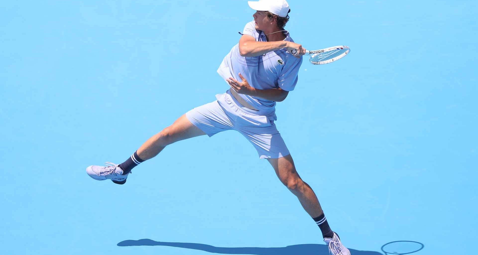 Alexander Blockx defeats Marcos Giron in three sets Friday in Cincinnati to reach the second round of the ATP Masters 1000 event.