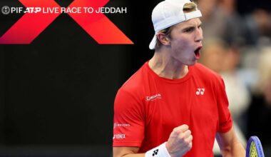 Nicolai Budkov Kjaer is sixth in the PIF ATP Live Race To Jeddah.