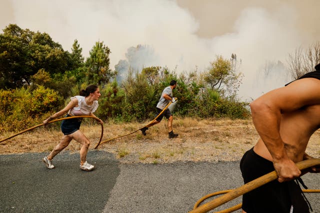 APTOPIX Spain Fires