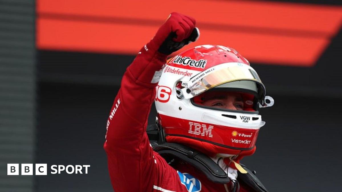 Hungarian GP: Charles Leclerc takes surprise pole position