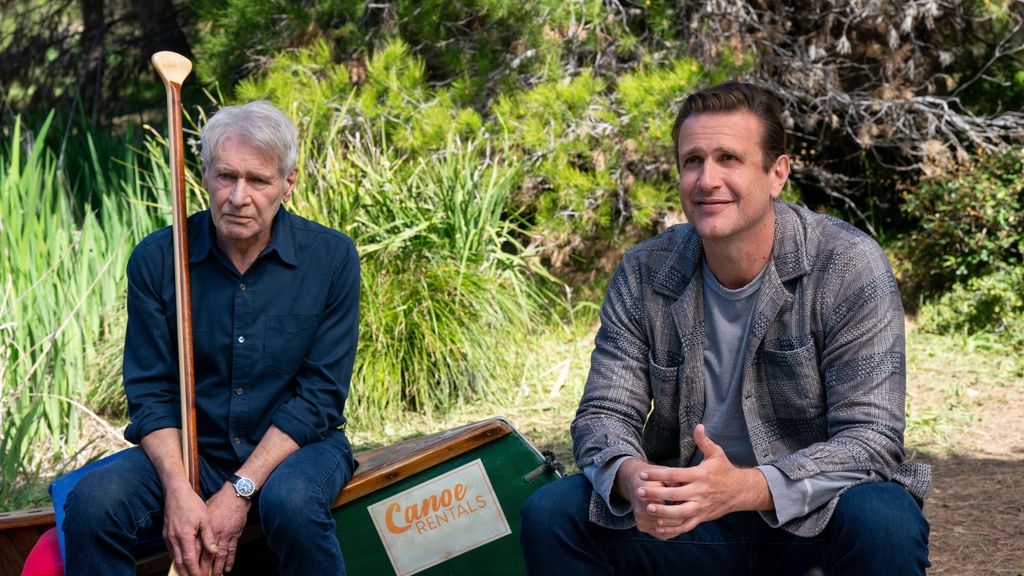 Jason Segel and Harrison Ford in Shrinking
