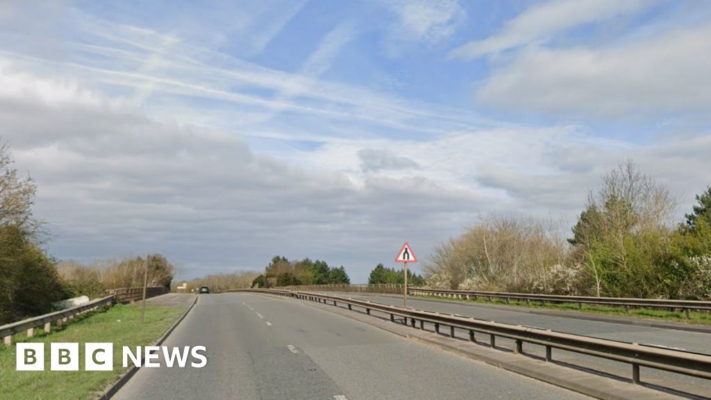 Road near Bristol closed after crash between car and motorbike