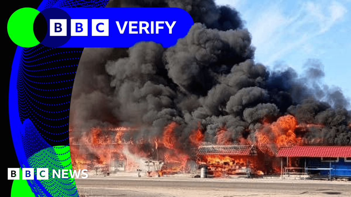 BBC Verify Live: Analysing blast in Ukraine and India fighter jet losses disinformation