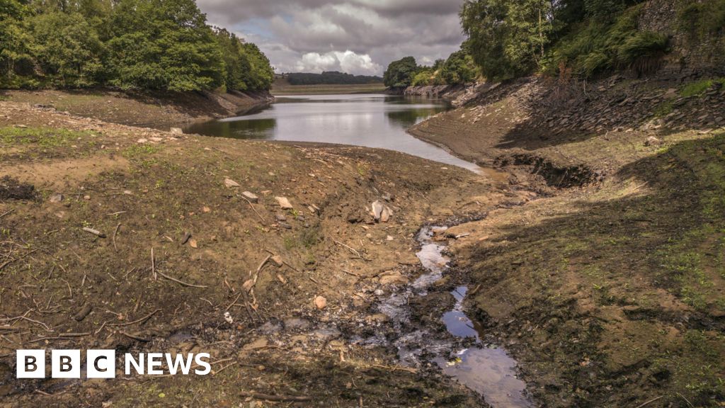 Yorkshire Water reservoir levels at 'historic low' during drought