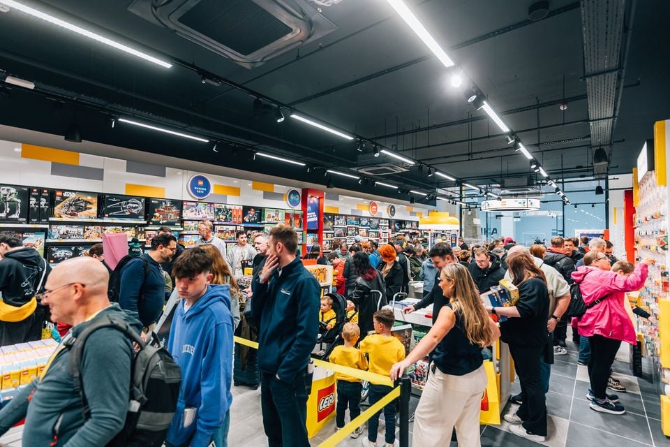 The Lego store opening