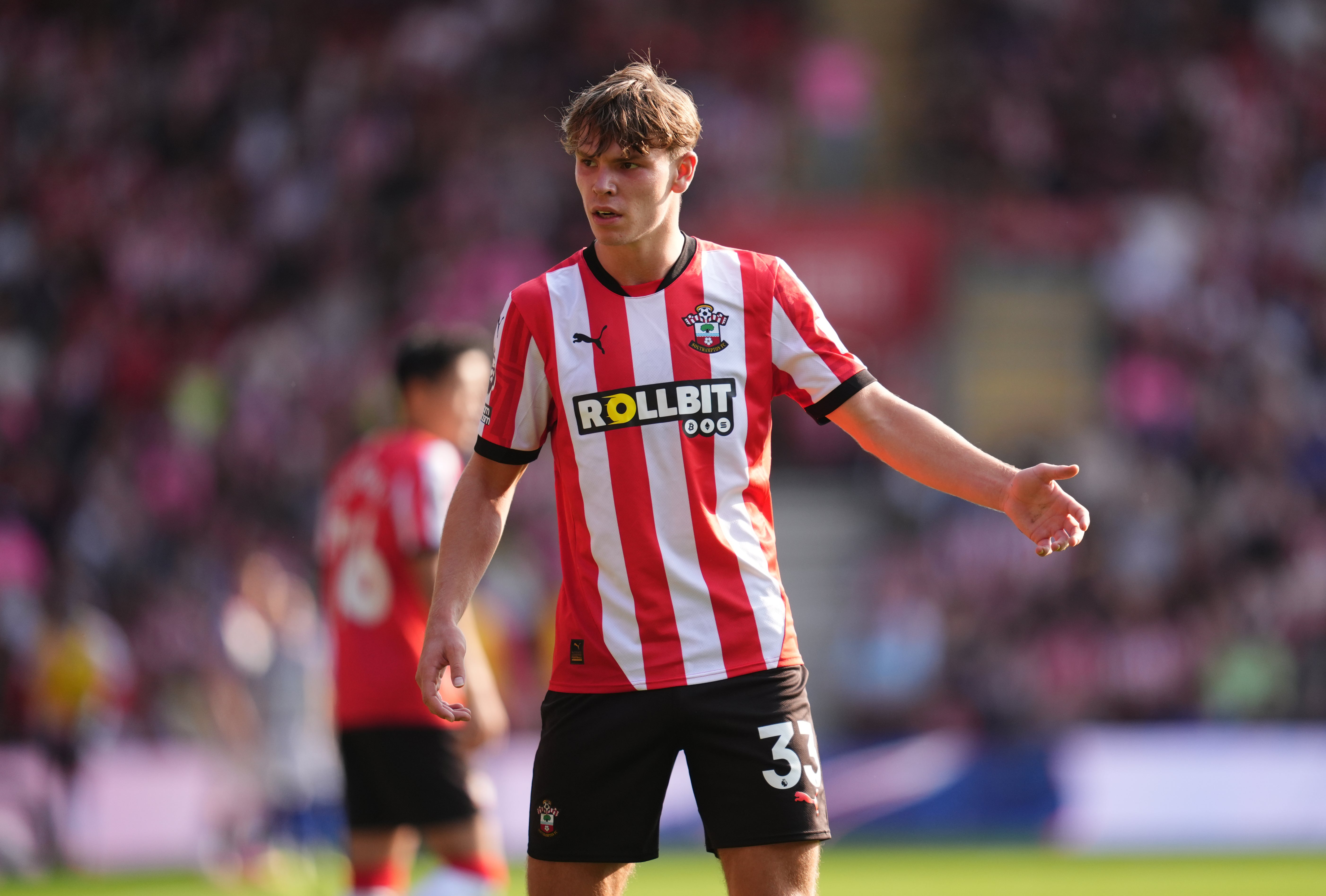 Tyler Dibling caught the eye at Southampton last season (Adam Davy/PA)