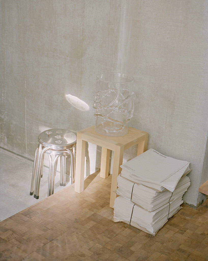 café by kim lenschow and NIKO JUNE doubles as design shop on copenhagen's waterfront