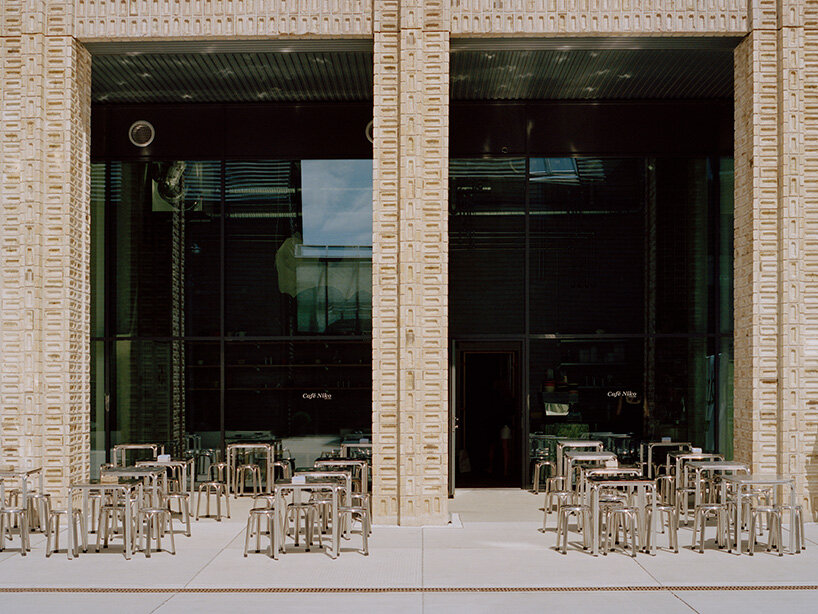 café by kim lenschow and NIKO JUNE doubles as design shop on copenhagen's waterfront
