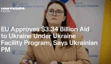 EU Approves $3.34 Billion Aid to Ukraine Under Ukraine Facility Program, Says Ukrainian PM — UNITED24 Media