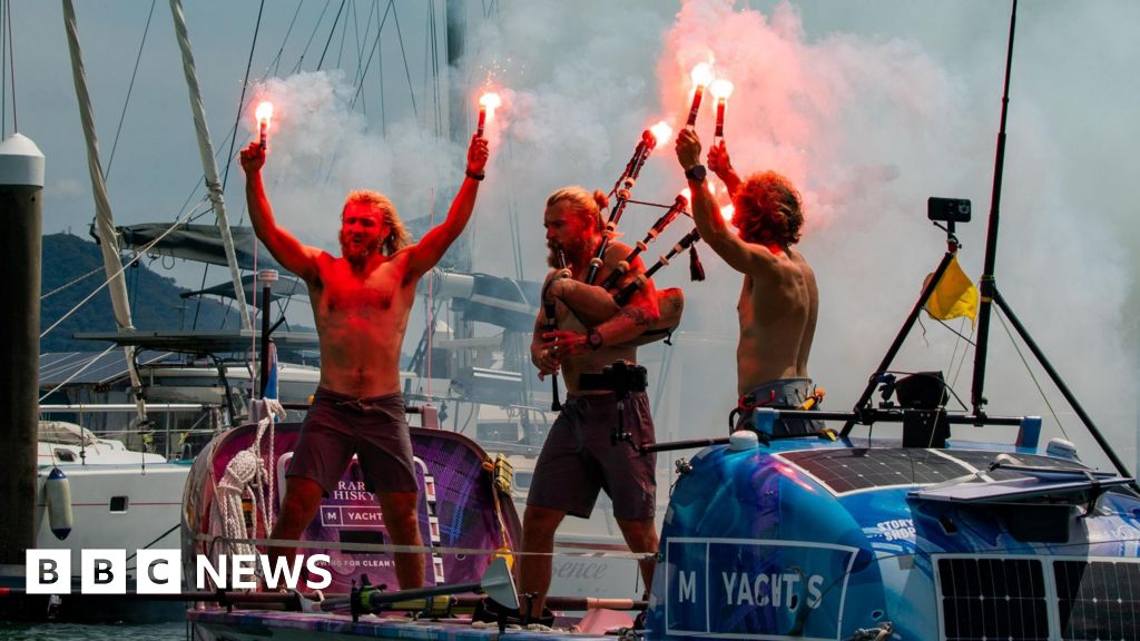 Edinburgh's MacLean brothers set new record for Pacific row