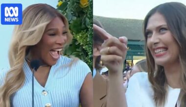 Serena Williams surprises Maria Sharapova at tennis hall of fame induction