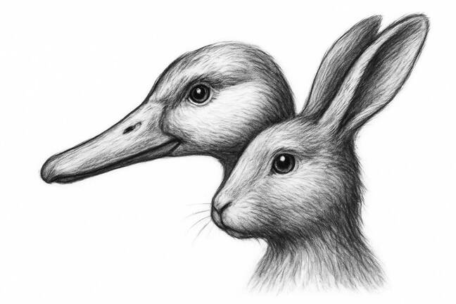 ChatGPT's attempt to disambiguate the duck-rabbit optical illusion