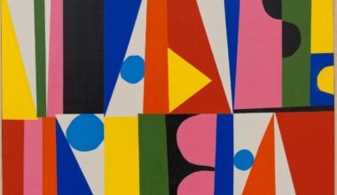 a colorful abstract painting