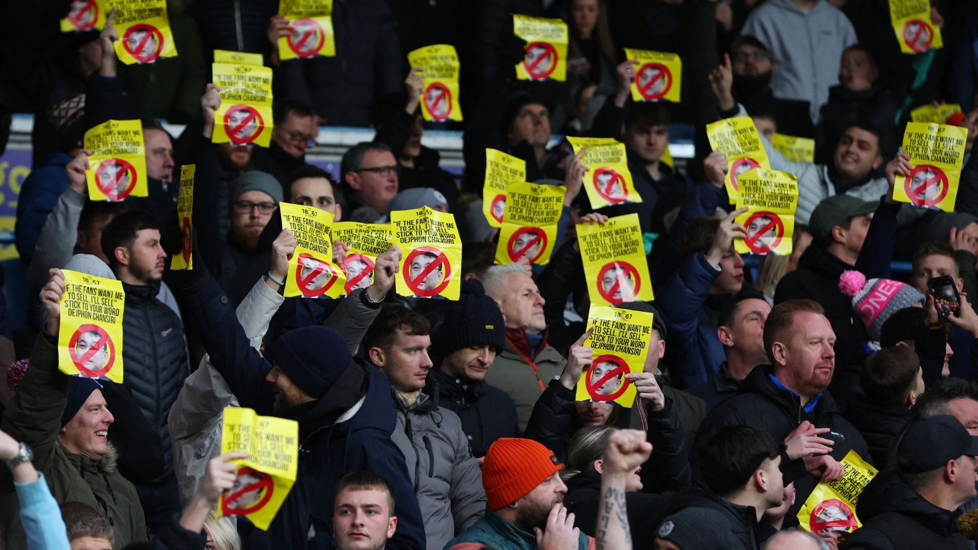 Sheffield Wednesday fan protest