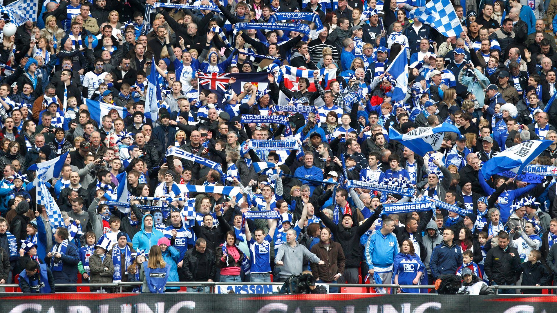 Birmingham City supporters  - Wembley Stadium