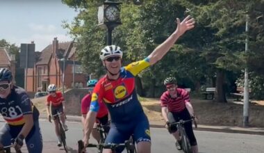 Tour de France legend Jens Voigt cycles through Highbridge on cross-UK challenge
