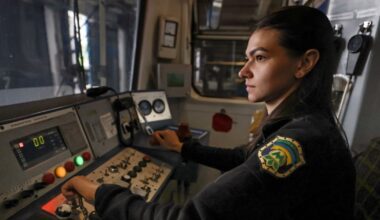 Their Men Are At War, Now Ukrainian Women Are Driving Subway Trains