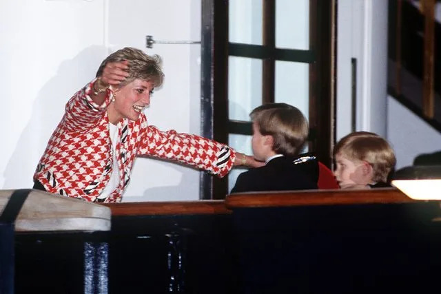 Jayne Fincher/Princess Diana Archive/Getty  Princess Diana with Prince William and Prince Harry in Oct. 1991