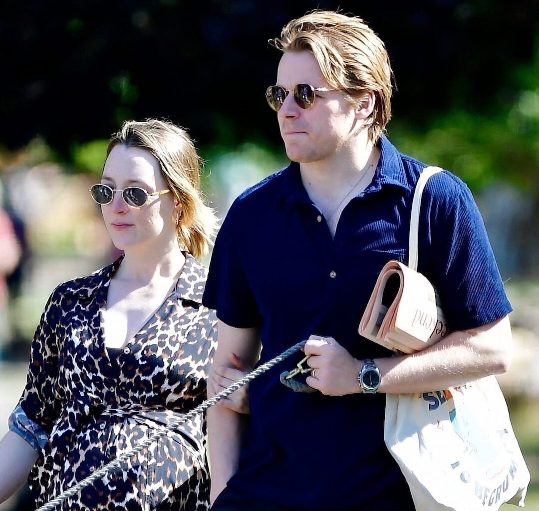 Pregnant Saoirse Ronan Shows Off Baby Bump In London 