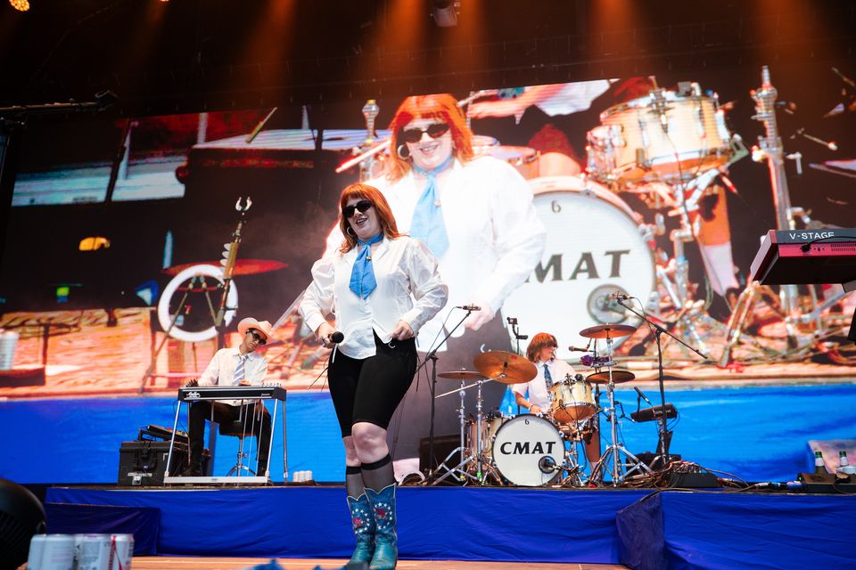 CMAT on stage during the recent All Together Now music festival in Waterford. Live music revenue is expected to grow at 2pc to reach €266m in 2029