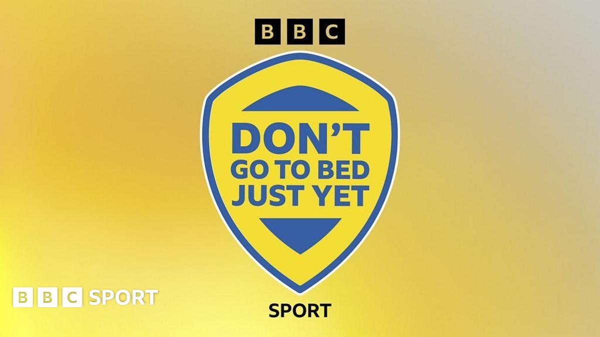 Don't Go To Bed Just Yet podcast graphic