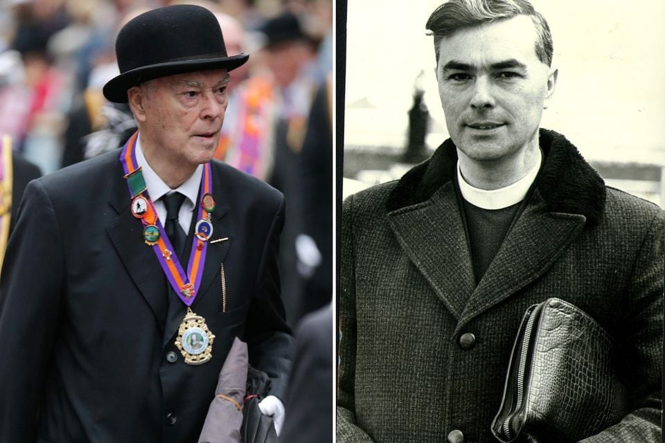 Rev Martin Smyth in 2014 and in 1970.