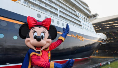 Disney Destiny Ship Floats Out of Meyer Werft Shipyard in Germany