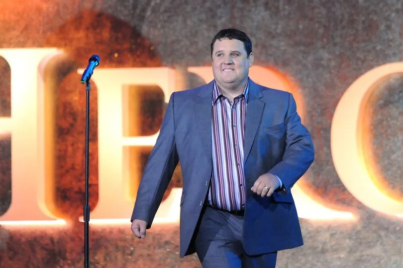 Comedian Peter Kay performs live on stage during the Heroes Concert at Twickenham Stadium, in aid of the charity Help For Heroes, on September 12, 2010