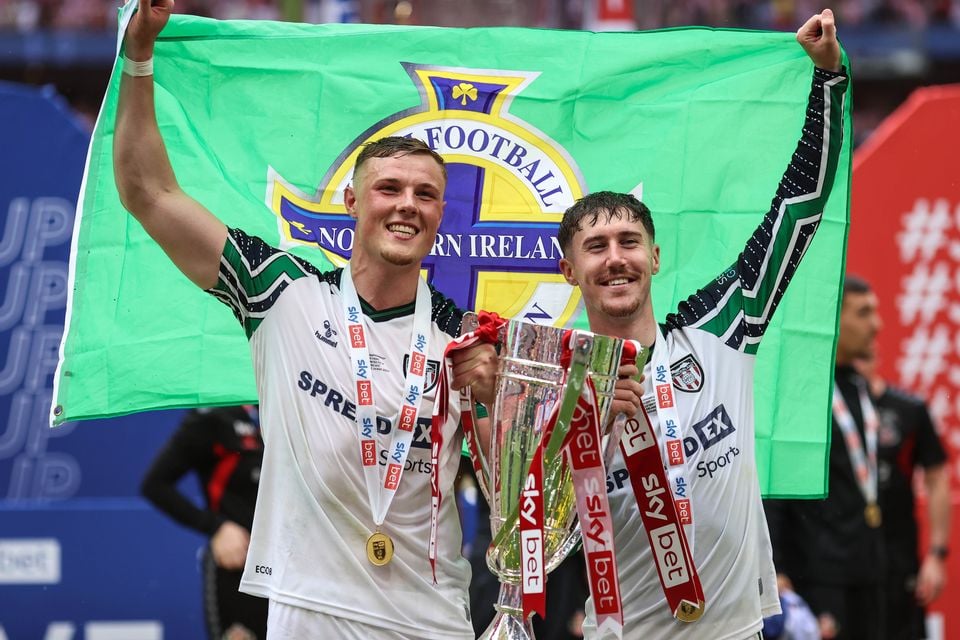  Daniel Ballard and Trai Hume of Sunderland 