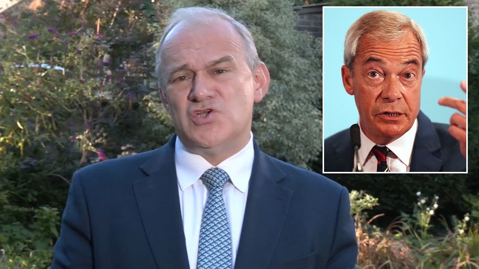 Ed Davey, Nigel Farage