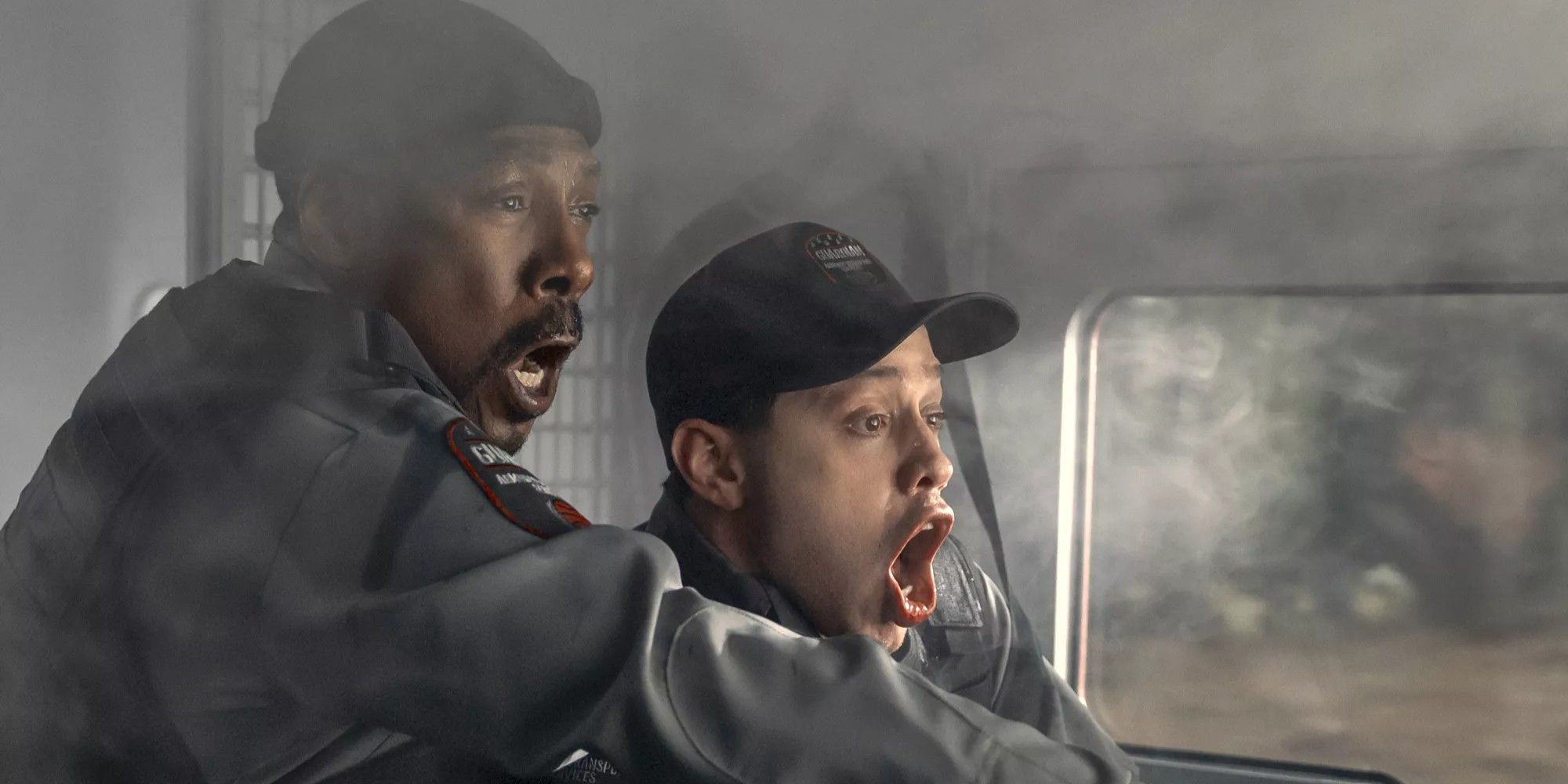 Eddie Murphy and Pete Davidson in The Pickup