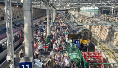Some Might Say it was a record-breaking weekend at Edinburgh Waverley