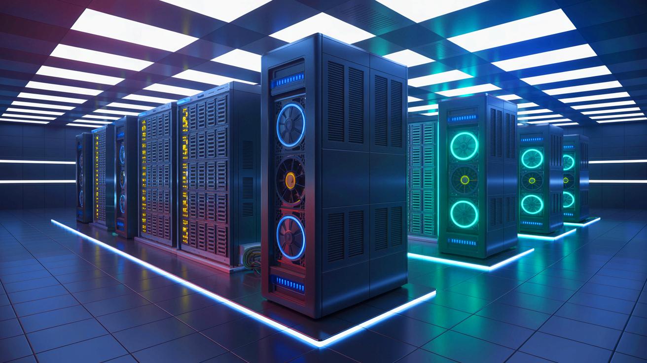 Illustration of Japan's ambitious FugakuNEXT supercomputer project.