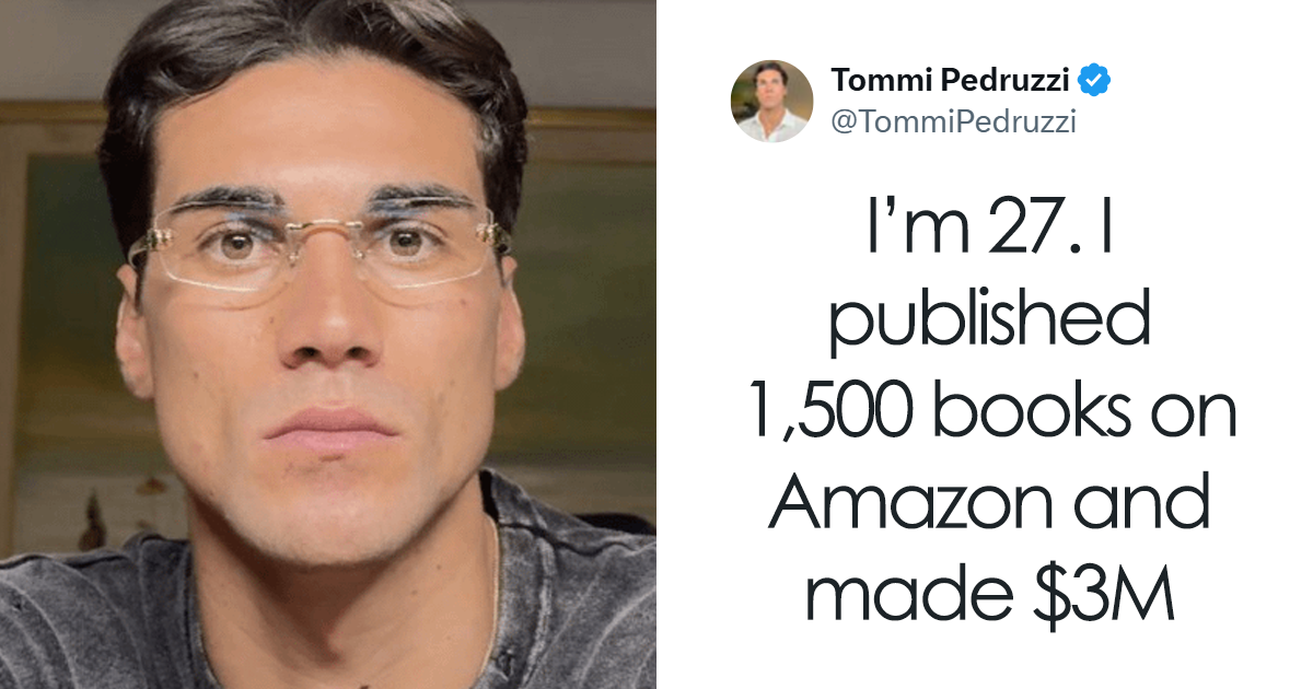 "I Went From Being Broke To Making $3M": 27YO Shares How AI Books Made Him Rich, People Drag Him Online
